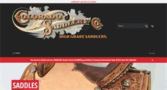 Desktop Screenshot of coloradosaddlery.com